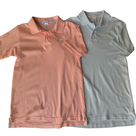 The Beaufort Bonnet Company Other - Beaufort Bonnet Company BoysPrim & Proper Pompano Polo Peach & Buckhead Blue 10